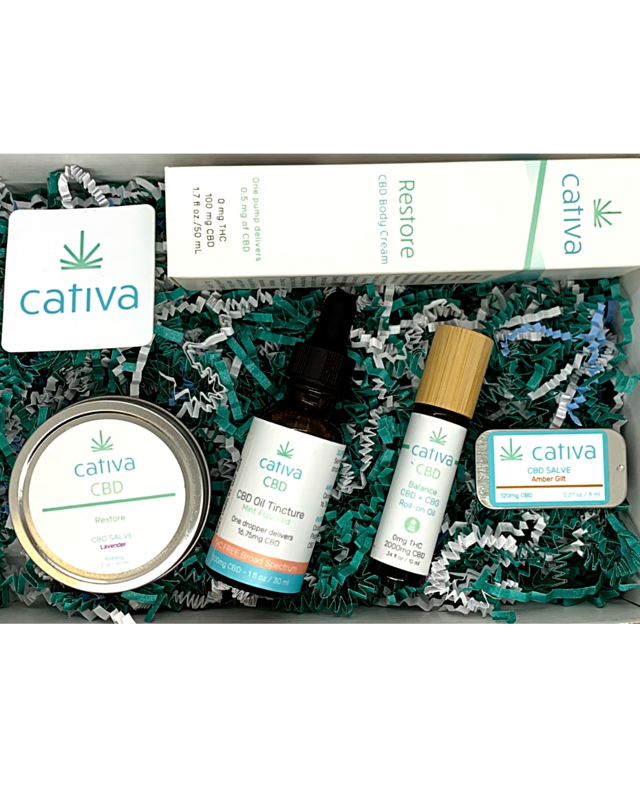 THC Free Cativa CBD Gift Box